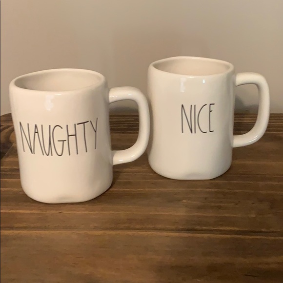 Rae Dunn Other - Rae Dunn naughty/nice mug set